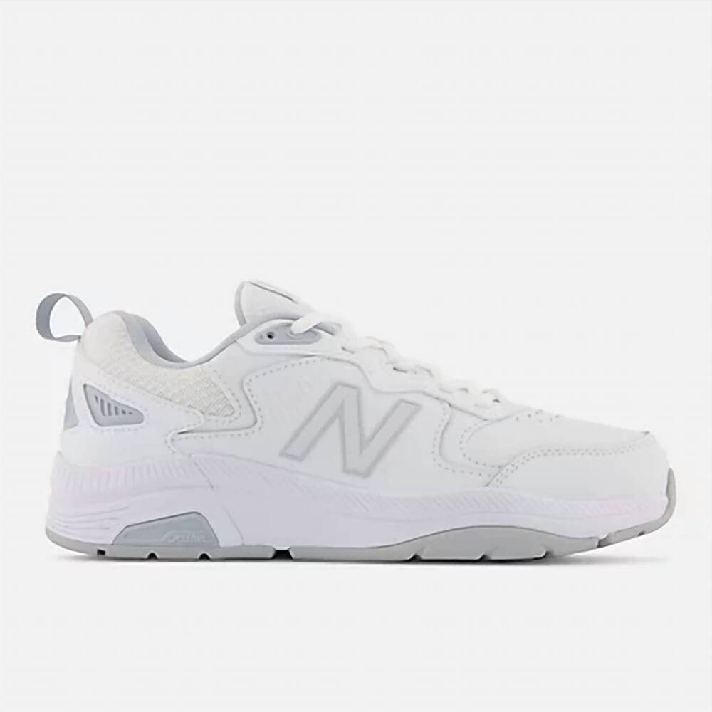 NEW NEW BALANCE women's 857v3 cross-trainer shoe in white/cyclone